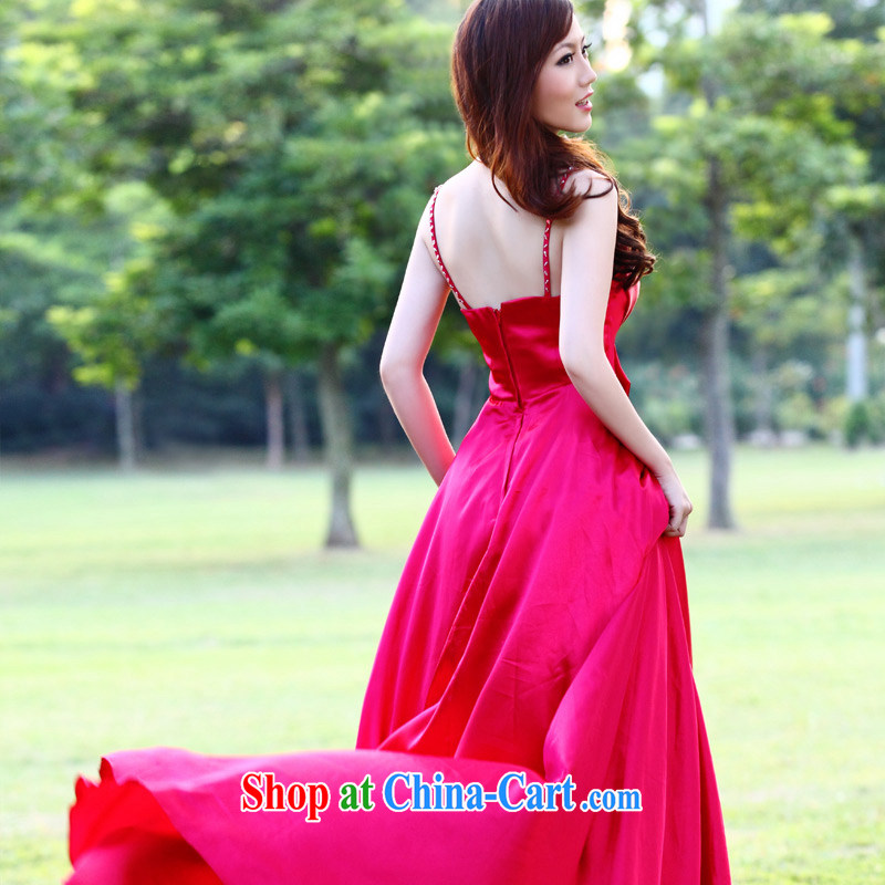The bridal straps dress Deep V toast wedding service banquet dress with 786 M, the bride, shopping on the Internet