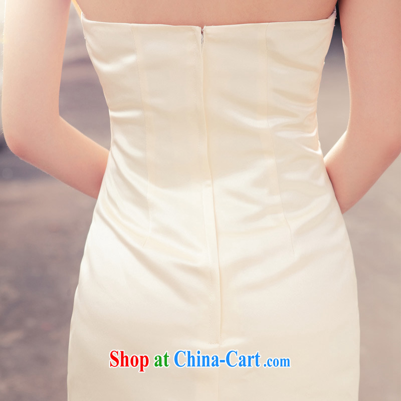 The bride's bare chest video skinny dress bridesmaid clothing wedding dress toast serving 216 M, the bride, shopping on the Internet