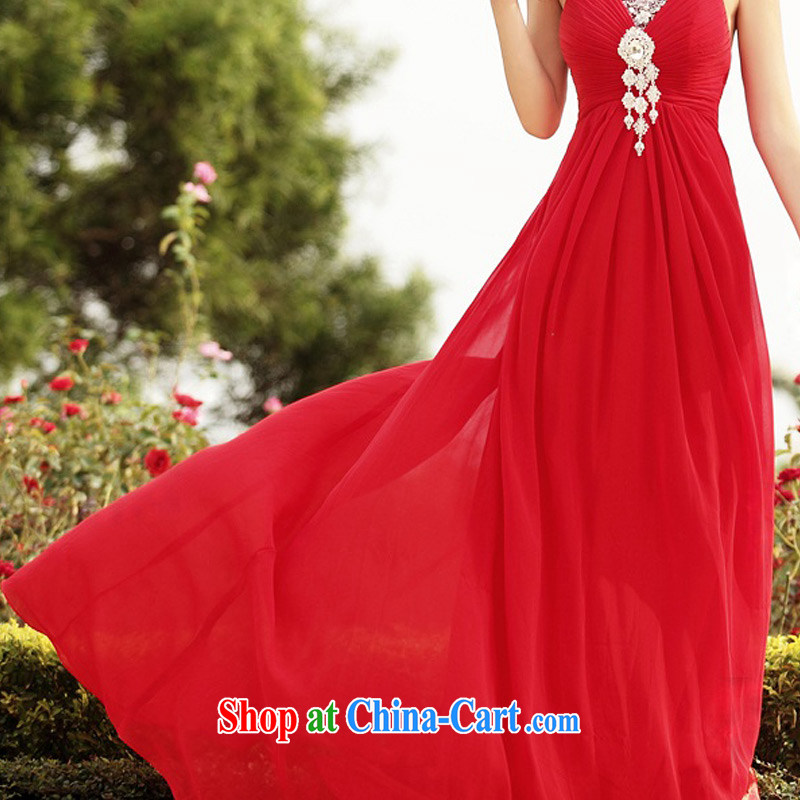 The bride's wedding dresses, long red bows service performance service wedding dresses Evening Dress Evening Dress 276 L, the bride, and, shopping on the Internet