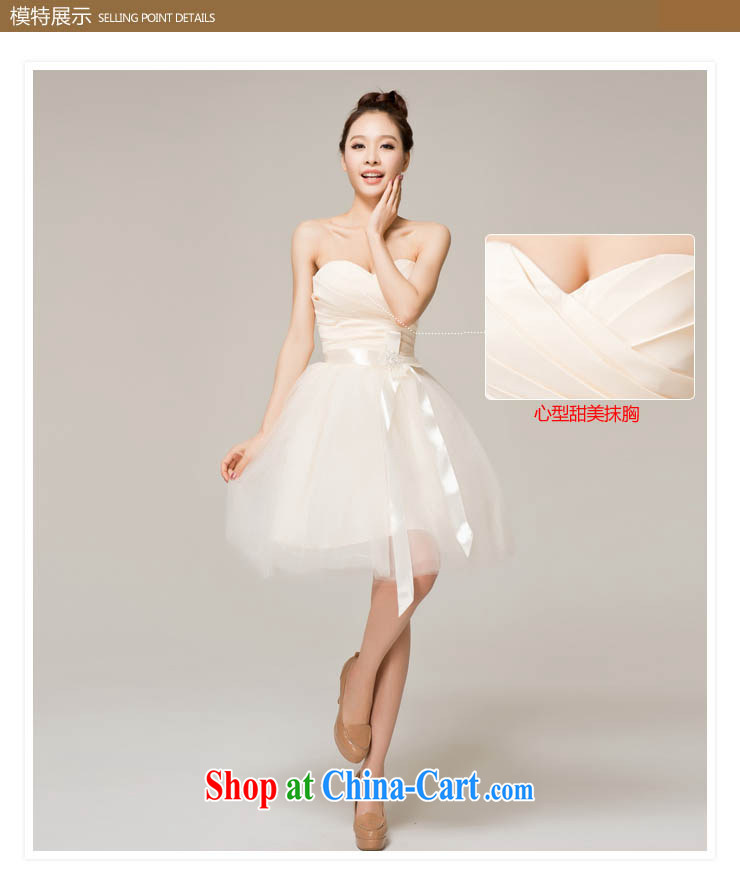 Paul love Ms Audrey EU Yuet-mee, RobinIvy) bridesmaid dress 2015 new wipe chest short skirt dress L 12,119 champagne color M pictures, price, brand platters! Elections are good character, the national distribution, so why buy now enjoy more preferential! Health