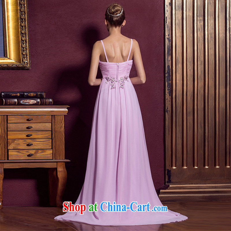 The bride's wedding dresses straps and elegant evening dress wedding toast serving long dress 886 M, the bride, and shopping on the Internet