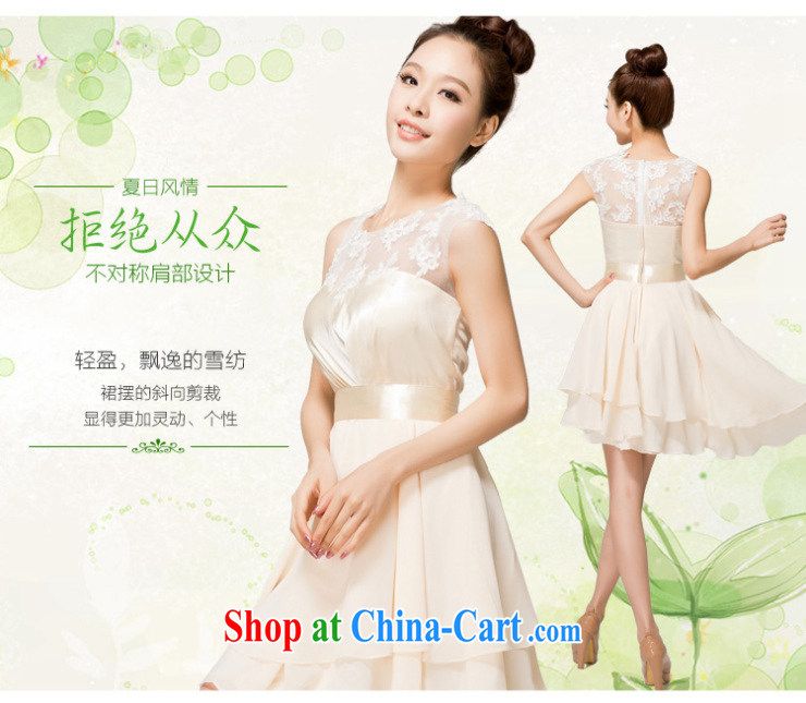 Paul love Ms Audrey EU Yuet-mee, RobinIvy) bridesmaid dresses new 2015 stylish lace bridal toast clothing dress L 12,155 champagne color S pictures, price, brand platters! Elections are good character, the national distribution, so why buy now enjoy more preferential! Health