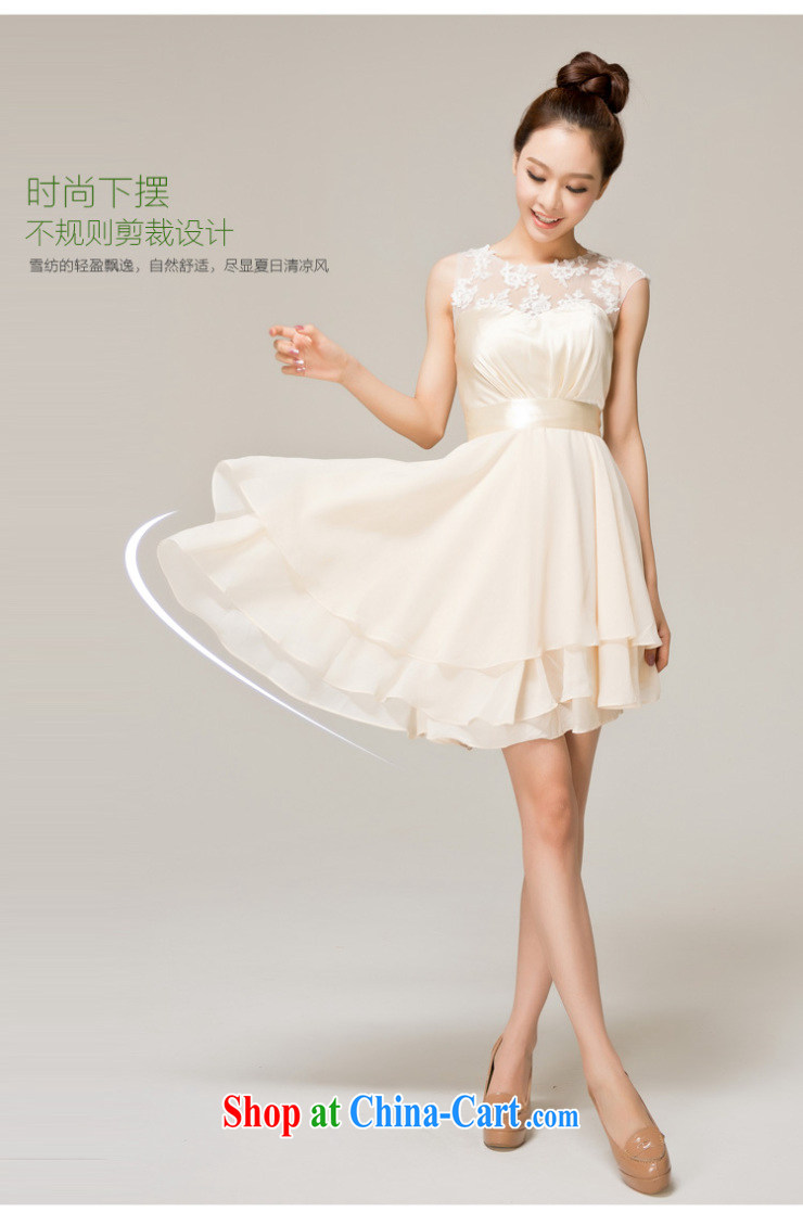 Paul love Ms Audrey EU Yuet-mee, RobinIvy) bridesmaid dresses new 2015 stylish lace bridal toast clothing dress L 12,155 champagne color S pictures, price, brand platters! Elections are good character, the national distribution, so why buy now enjoy more preferential! Health