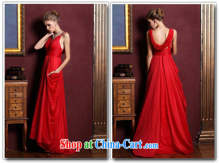The bride's wedding dresses 2015 New Red wedding dresses toast long evening dress 285 M pictures, price, brand platters! Elections are good character, the national distribution, so why buy now enjoy more preferential! Health