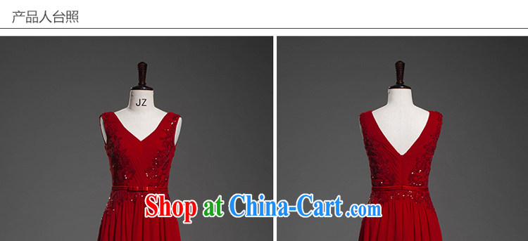 A yarn wedding dresses 2015 New Red bridal toast dress Deep V collar dress skirt 402401351 red XXL code 20 days pre-sale pictures, price, brand platters! Elections are good character, the national distribution, so why buy now enjoy more preferential! Health