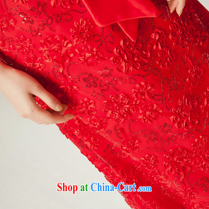 Paul love Ms Audrey EU Yuet-mee, RobinIvy) toast serving New 2015 bridal long wedding dress annual dress L 12,050 red long XL, Paul love, Ms Audrey EU, and shopping on the Internet