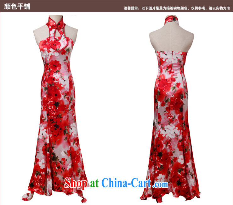 Birds love a married 2015 new cheongsam dress dress sense of hanging also erase chest Silk Dresses 357 QD XL pictures, price, brand platters! Elections are good character, the national distribution, so why buy now enjoy more preferential! Health