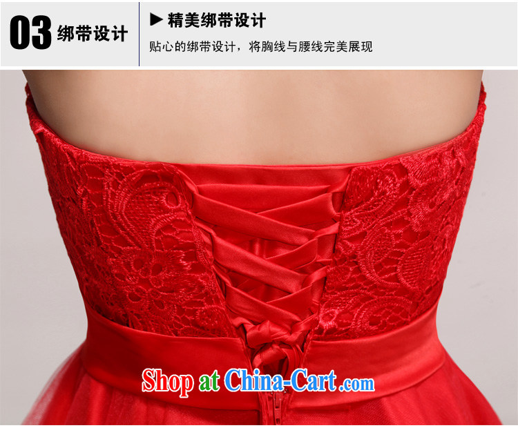 Diane M Ki Red Front short long water-soluble lace heart-shaped smears chest bridal toast Stage service photo building photo red L pictures, price, brand platters! Elections are good character, the national distribution, so why buy now enjoy more preferential! Health