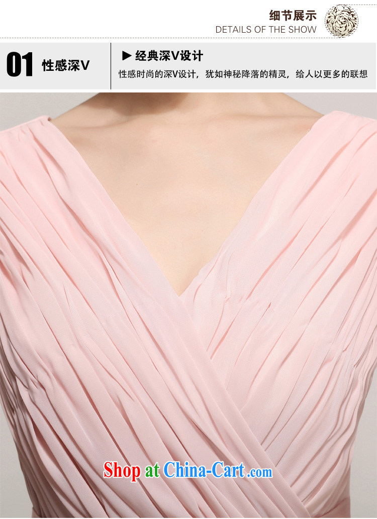 Diane M Ki stylish bridesmaid shoulders Deep V small dress dress bridesmaid mission short skirt dress pink bridal gown pink XXL pictures, price, brand platters! Elections are good character, the national distribution, so why buy now enjoy more preferential! Health