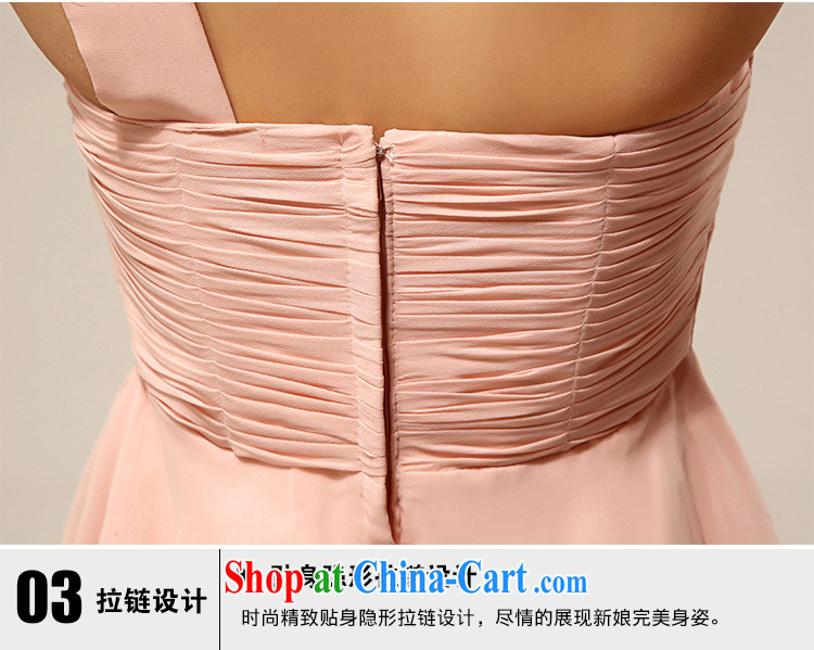 Diane M Ki wedding dresses new 2014 Korean single shoulder style marriages small dress bridesmaid serving meat pink XXL pictures, price, brand platters! Elections are good character, the national distribution, so why buy now enjoy more preferential! Health