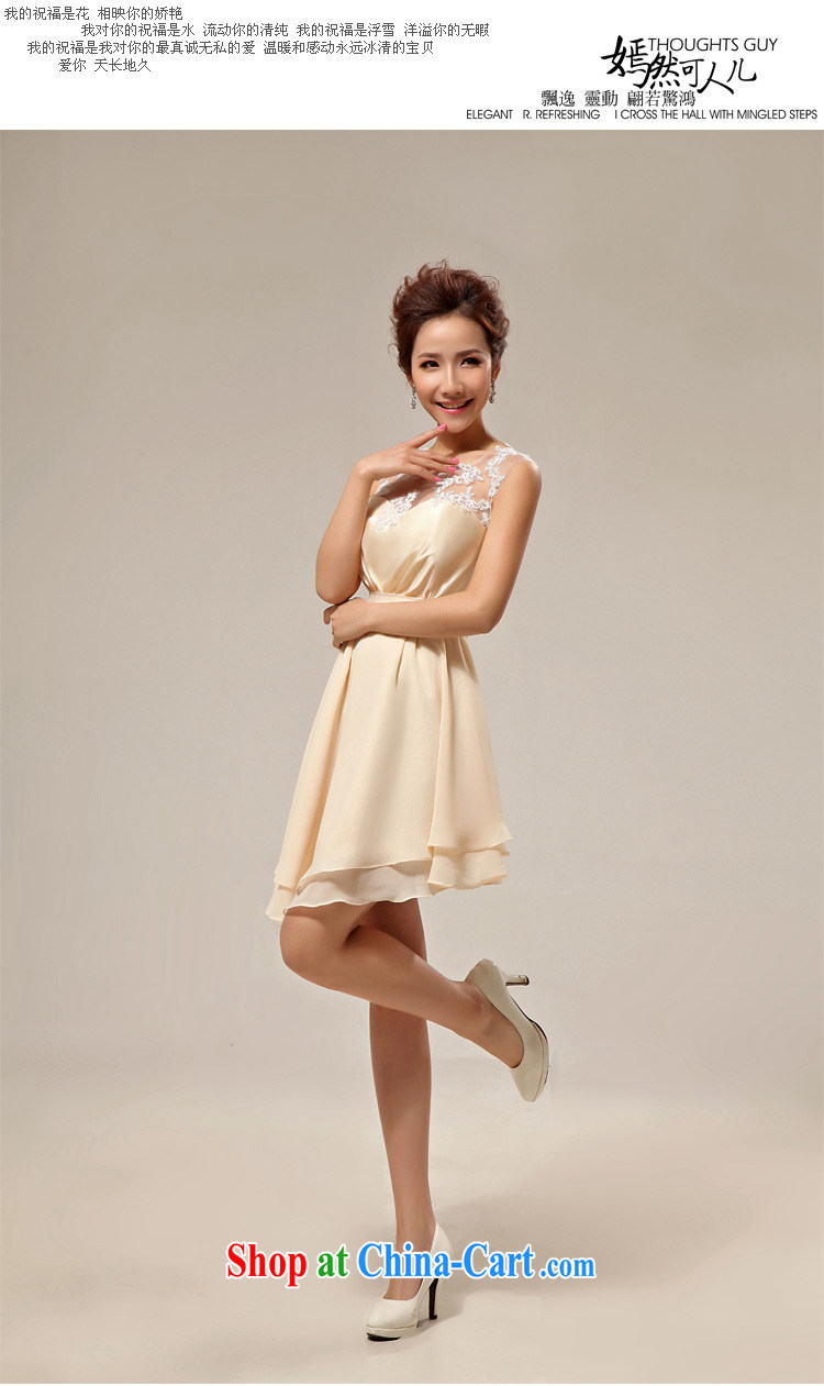 Diane M Ki bridal bridesmaid wedding dresses stylish lace bows clothing bridesmaid dinner serving champagne color bridesmaid in champagne color XXL pictures, price, brand platters! Elections are good character, the national distribution, so why buy now enjoy more preferential! Health