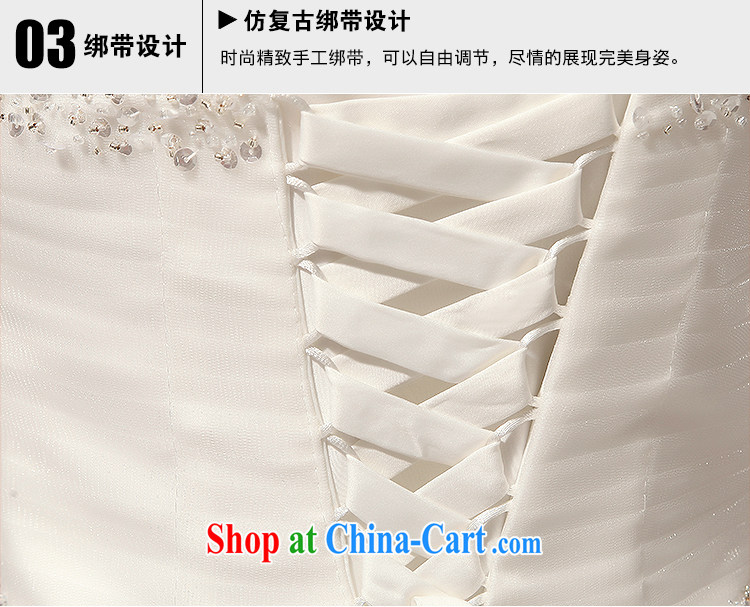 Diane M Qi 2013 Korean wedding dresses bare chest V collar inserts drill manual lace lace shaggy small dress dress white XXL pictures, price, brand platters! Elections are good character, the national distribution, so why buy now enjoy more preferential! Health