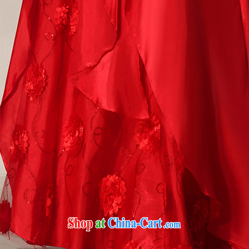 Diane M Qi 2014 new spring Red Beauty retro bride toast wedding service atmospheric Evening Dress red XXL, Diane M Ki, shopping on the Internet