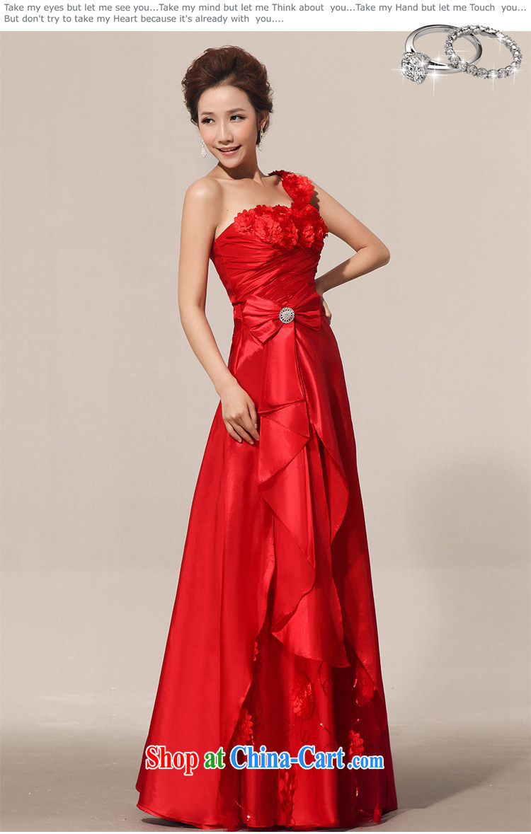 Diane M Qi 2014 new spring Red Beauty retro bride toast wedding service atmospheric Evening Dress red XXL pictures, price, brand platters! Elections are good character, the national distribution, so why buy now enjoy more preferential! Health