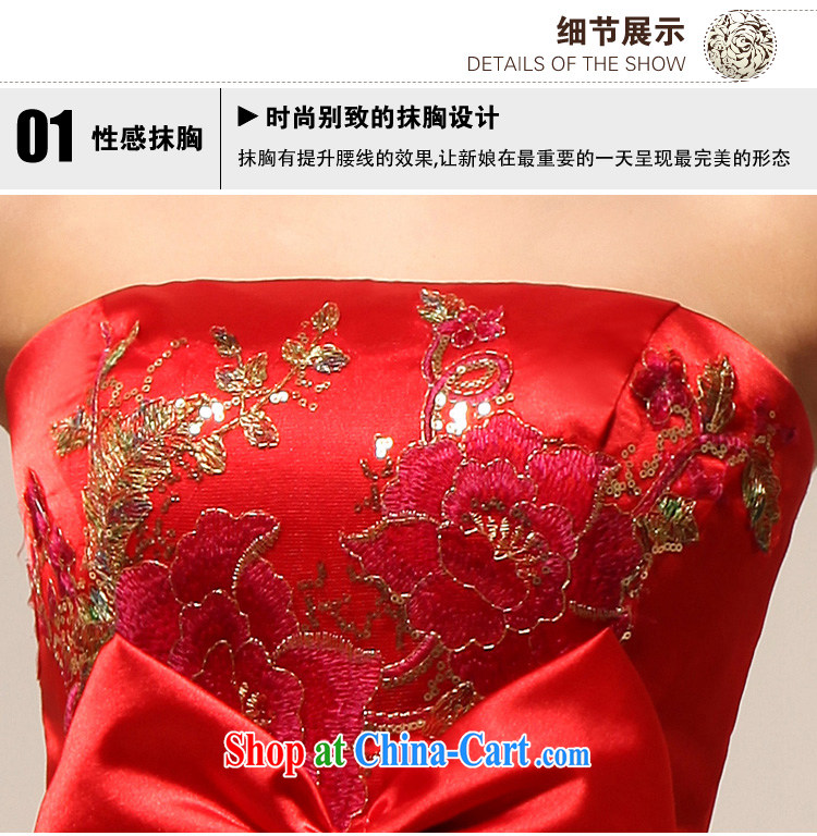 Diane M Ki wedding dresses new 2014 pregnant women dress uniform toast embroidery Peony flowers Phoenix marriage red XXL pictures, price, brand platters! Elections are good character, the national distribution, so why buy now enjoy more preferential! Health