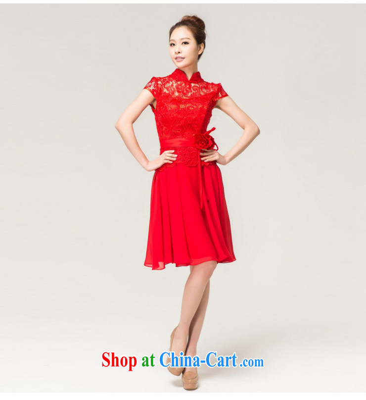 Paul love Ms Audrey EU Yuet-mee, RobinIvy) toast service 2015 new lace short, Bridal Fashion wedding dress L 13,742 red XL pictures, price, brand platters! Elections are good character, the national distribution, so why buy now enjoy more preferential! Health