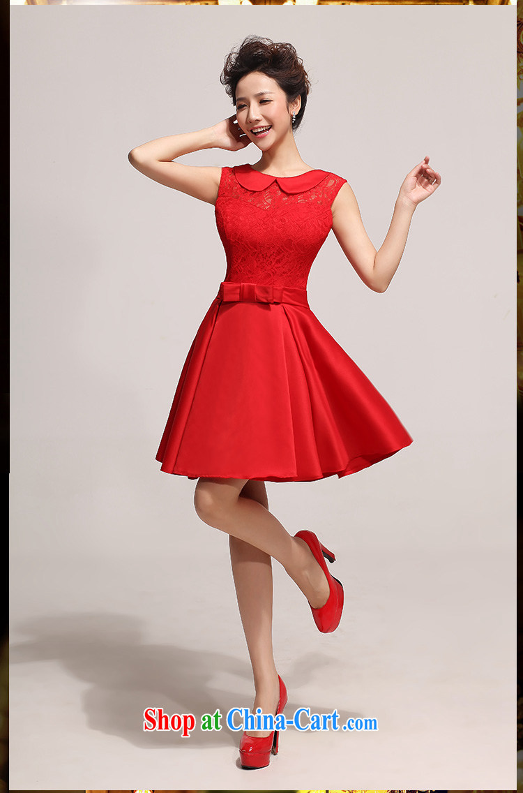 wedding dresses new 2014 short dresses in Europe and the bride's wedding dress skirt lace red short-field shoulder uniforms red XXL pictures, price, brand platters! Elections are good character, the national distribution, so why buy now enjoy more preferential! Health