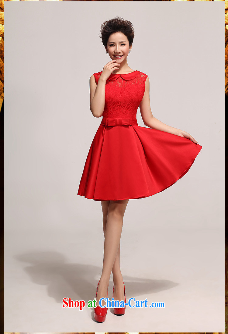 wedding dresses new 2014 short dresses in Europe and the bride's wedding dress skirt lace red short-field shoulder uniforms red XXL pictures, price, brand platters! Elections are good character, the national distribution, so why buy now enjoy more preferential! Health