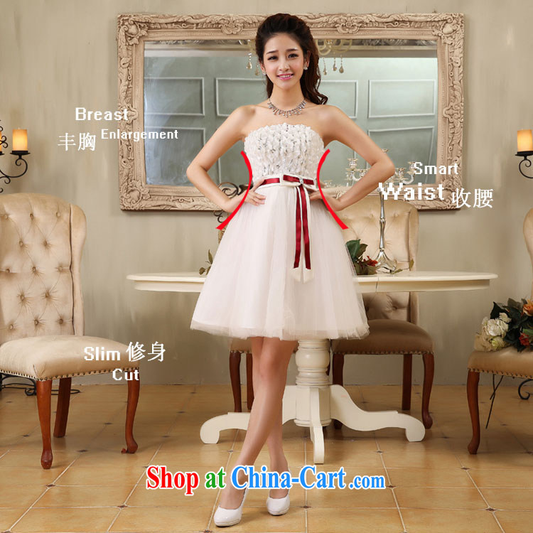 Diane M-kay wedding dresses 2014 new erase chest short dresses small three-dimensional flowers, lap shaggy dresses evening dress white XXL pictures, price, brand platters! Elections are good character, the national distribution, so why buy now enjoy more preferential! Health