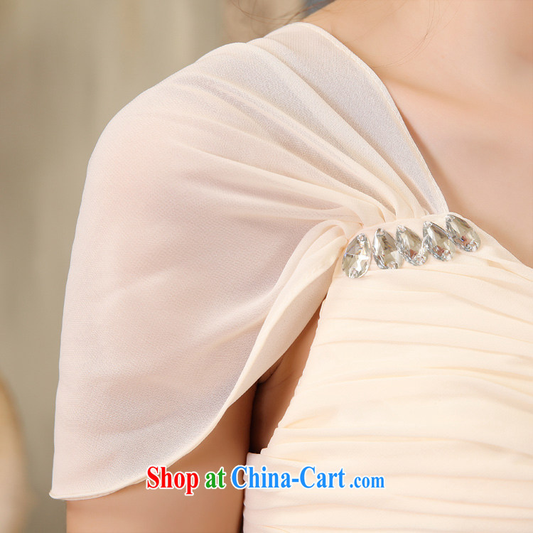Diane M Ki wedding dresses 2014 new bag shoulder dress dress shoulders small dress beauty graphics thin dresses snow woven skirt beige XXL pictures, price, brand platters! Elections are good character, the national distribution, so why buy now enjoy more preferential! Health