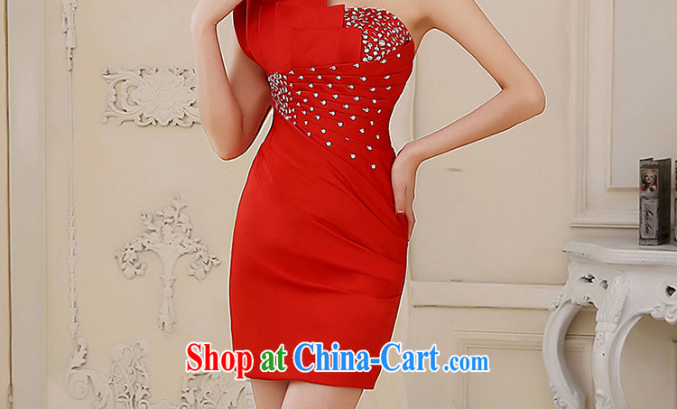 wedding dresses 2014 new single shoulder beauty pink small dress beauty graphics thin dress sweet dress skirt pink S pictures, price, brand platters! Elections are good character, the national distribution, so why buy now enjoy more preferential! Health