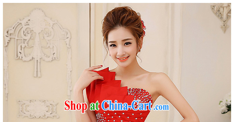 wedding dresses 2014 new single shoulder beauty pink small dress beauty graphics thin dress sweet dress skirt pink S pictures, price, brand platters! Elections are good character, the national distribution, so why buy now enjoy more preferential! Health