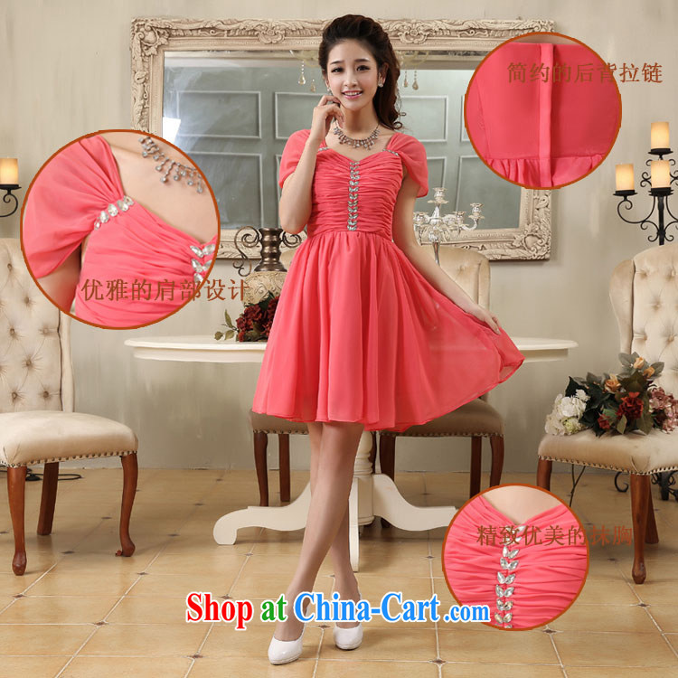 wedding dresses 2014 new dual-shoulder small dress red package shoulder Evening Dress elegant ladies dress dresses beauty graphics thin wood drill name Yuan dresses watermelon red XXL pictures, price, brand platters! Elections are good character, the national distribution, so why buy now enjoy more preferential! Health