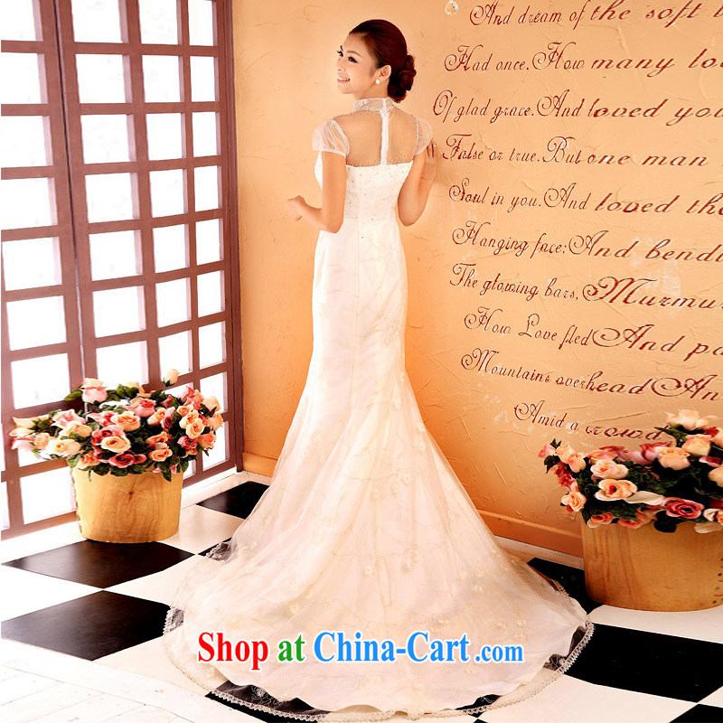 The bride's wedding dresses, long white toast service 2015 new wedding dress evening dress 827 S, the bride, shopping on the Internet
