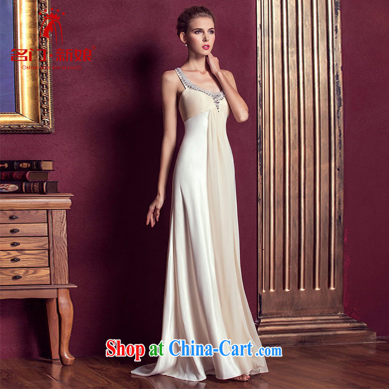 The bridal dresses 2015 marriage new toast serving long bridesmaid dress nails Pearl dress 298 L