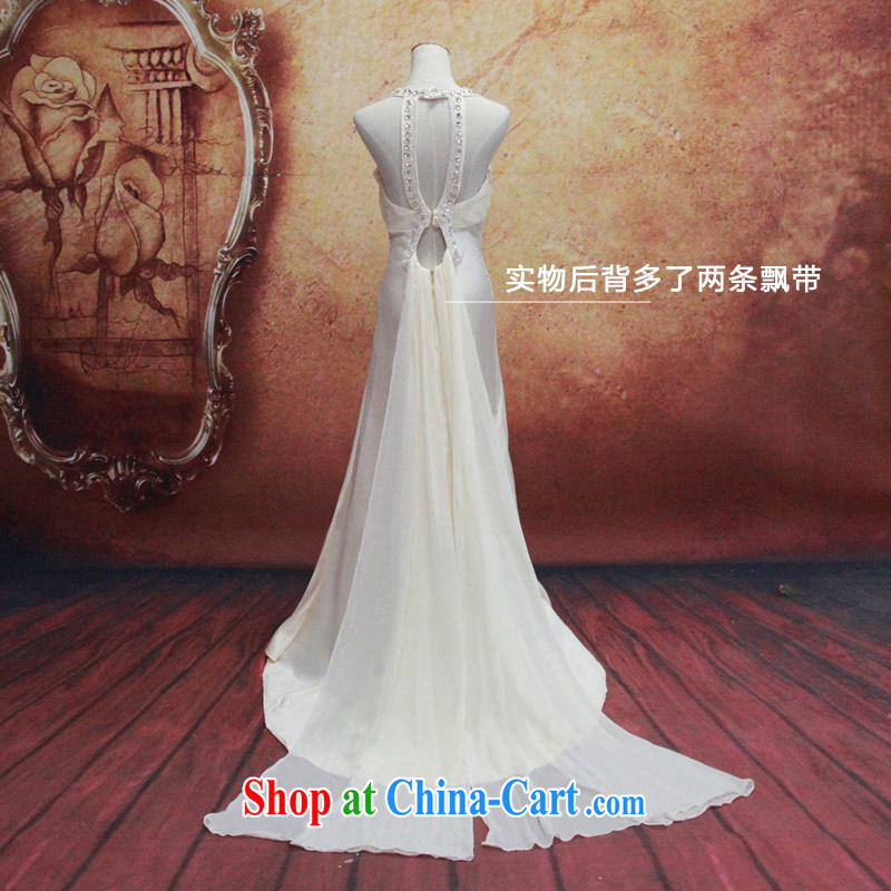 The bride's wedding dresses 2015 new toast serving long bridesmaid dress nails Pearl dress 298 L, the bride, shopping on the Internet