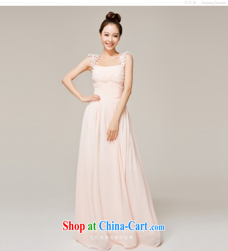 Recall that the red makeup spring and summer, marriages wedding double-shoulder dress bridesmaid long evening dress the dress L 12,135 pink XL pictures, price, brand platters! Elections are good character, the national distribution, so why buy now enjoy more preferential! Health