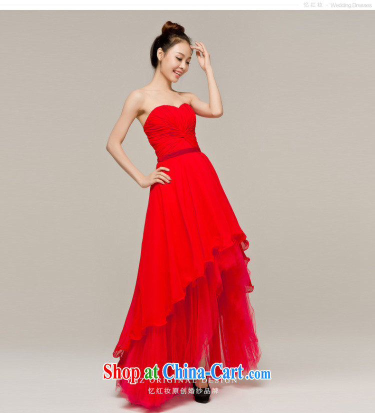 Recall that the red makeup spring and summer short before long bows dress bridal wedding dresses with bare chest moderator banquet service L 12,103 red L pictures, price, brand platters! Elections are good character, the national distribution, so why buy now enjoy more preferential! Health