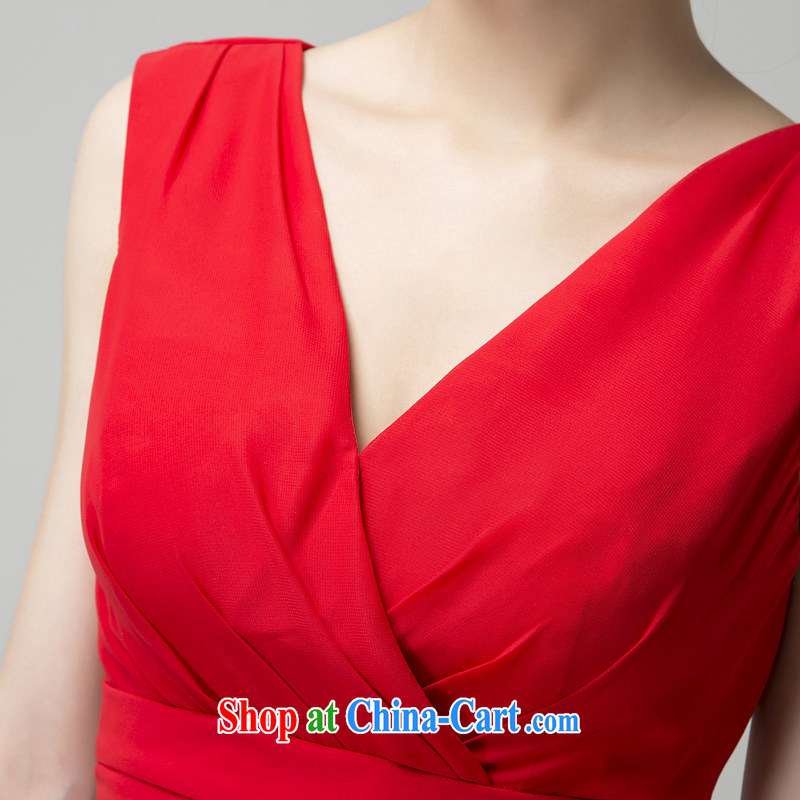 Recall that the red makeup spring and summer bridal dresses bridesmaid red V for cultivating short skirts and stylish wedding moderator bows dress L 13,788 red XL, recalling that the red makeup, shopping on the Internet