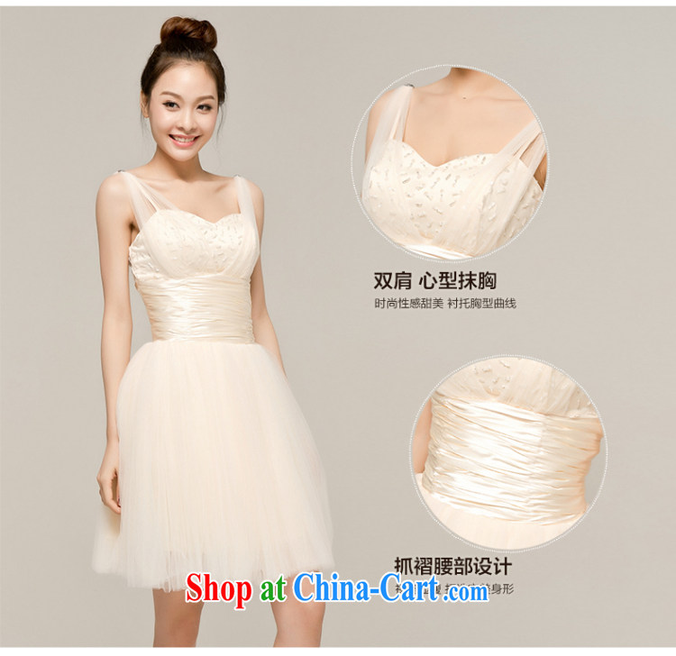 Recall that the red makeup spring and summer new wedding bridesmaid dress the dress skirt short strap with new Korean bridal Dinner served toast L 13,040 light yellow M pictures, price, brand platters! Elections are good character, the national distribution, so why buy now enjoy more preferential! Health