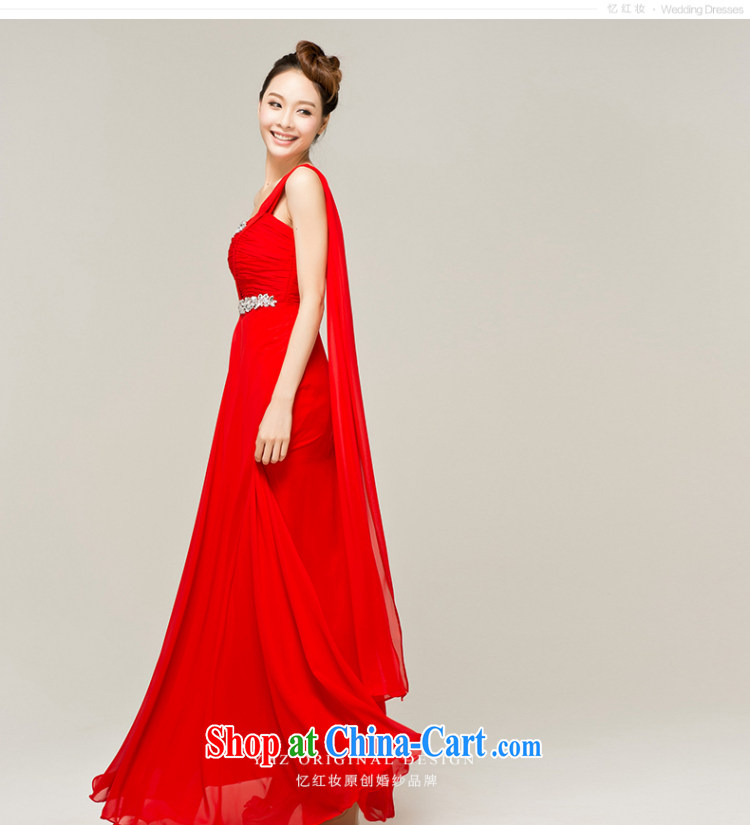 Recall that the red makeup summer wedding dresses new 2015 marriages red dress single shoulder-length, serving toast dress L 13,022 B XL, pictures, price, brand platters! Elections are good character, the national distribution, so why buy now enjoy more preferential! Health