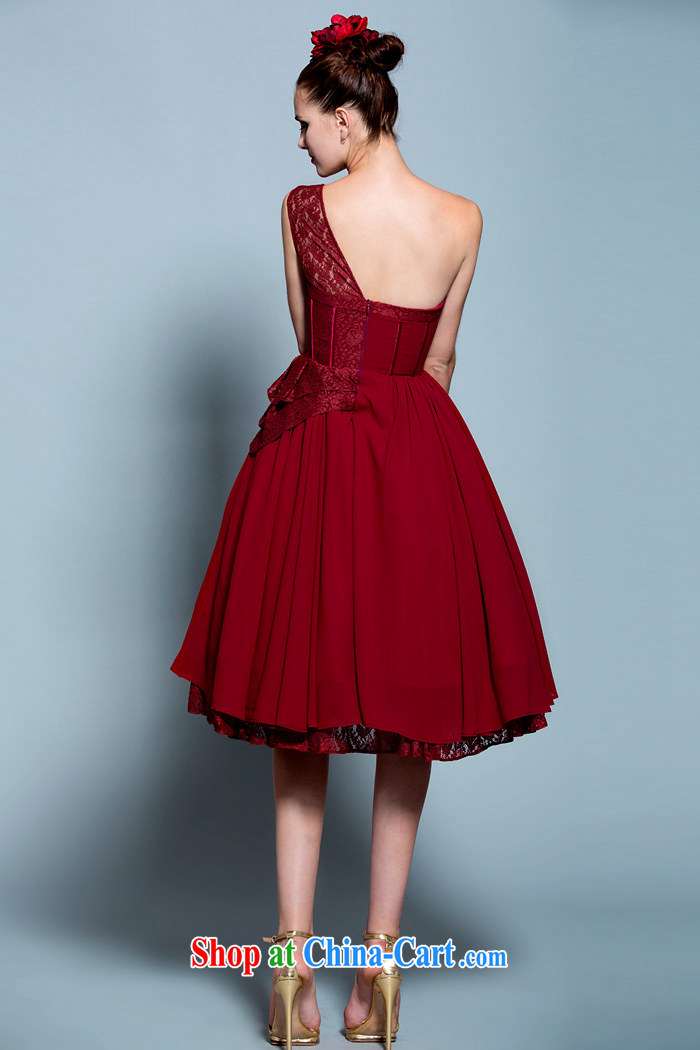 A yarn 2015 new single shoulder lace shaggy dress bridal toast annual service small dress wine red 20230642 red XXL code 15 days pre-sale pictures, price, brand platters! Elections are good character, the national distribution, so why buy now enjoy more preferential! Health