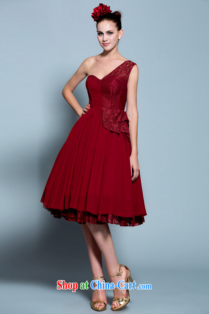 A yarn 2015 new single shoulder lace shaggy dress bridal toast annual service small dress wine red 20230642 red XXL code 15 days pre-sale pictures, price, brand platters! Elections are good character, the national distribution, so why buy now enjoy more preferential! Health