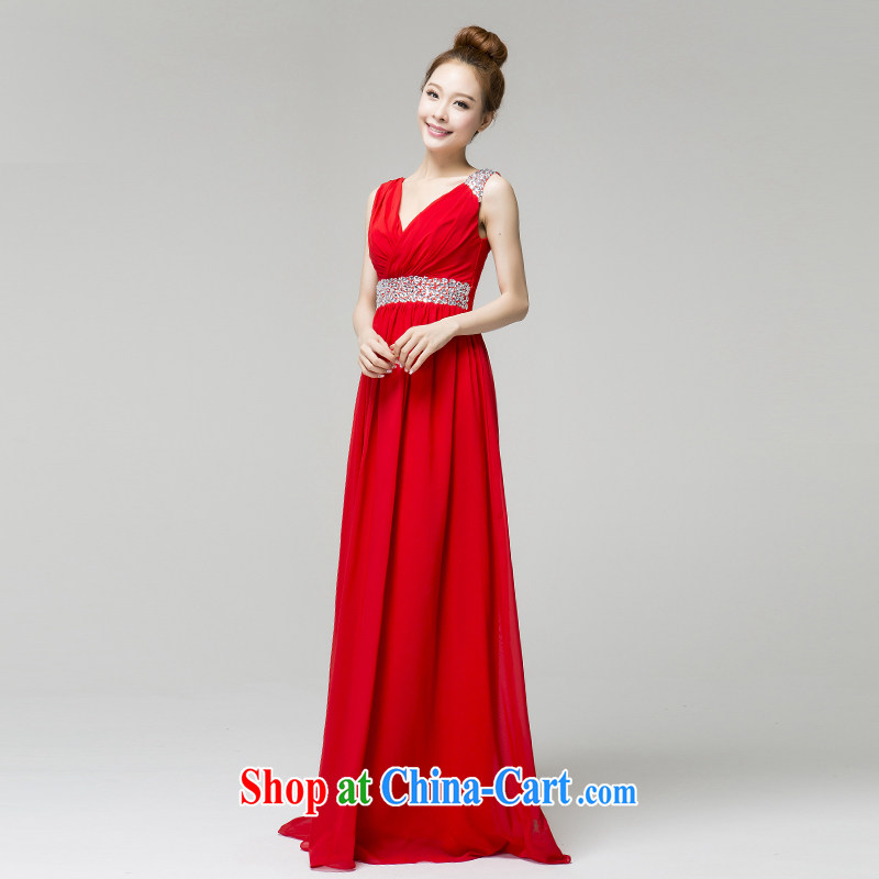 Recall that the red makeup spring and summer wedding dresses red marriages long V collar inserts drill bows dress skirt L 13,793 red XL, recalling that the red makeup, shopping on the Internet