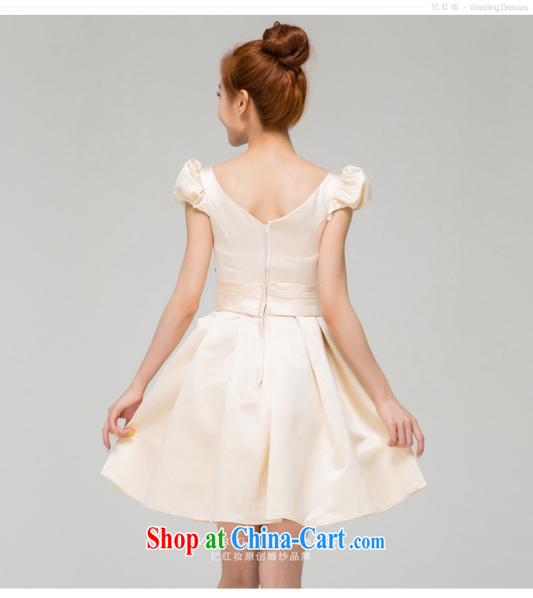Recall that the red makeup spring and summer bridesmaid dresses small short bridal champagne color bows double-shoulder dress sister dress summer spring L 13,787 champagne color M pictures, price, brand platters! Elections are good character, the national distribution, so why buy now enjoy more preferential! Health