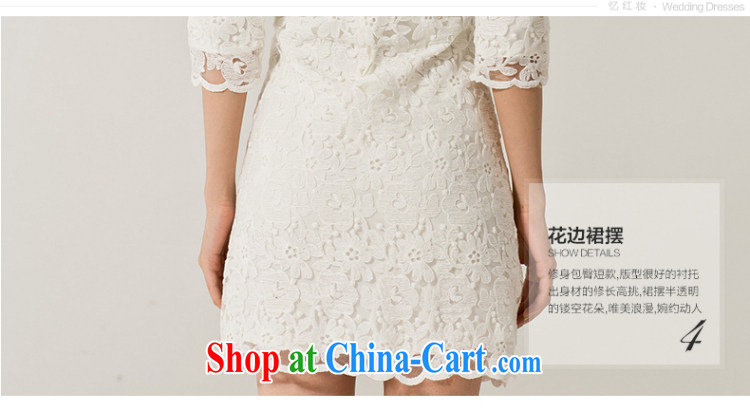 Recall that the red makeup spring and summer bridesmaid clothing lace short skirt dress improved bridesmaid dress bride wedding toast L serving 12,030 white XL pictures, price, brand platters! Elections are good character, the national distribution, so why buy now enjoy more preferential! Health