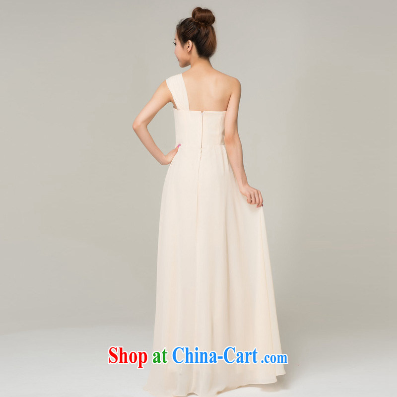 Recall that the ICRC, Colombia Summer 2015 new bridesmaid dresses long, Moderator, Ms. dress single shoulder cultivating champagne toast service L 13,753 champagne color XL, recalling that the red makeup, shopping on the Internet