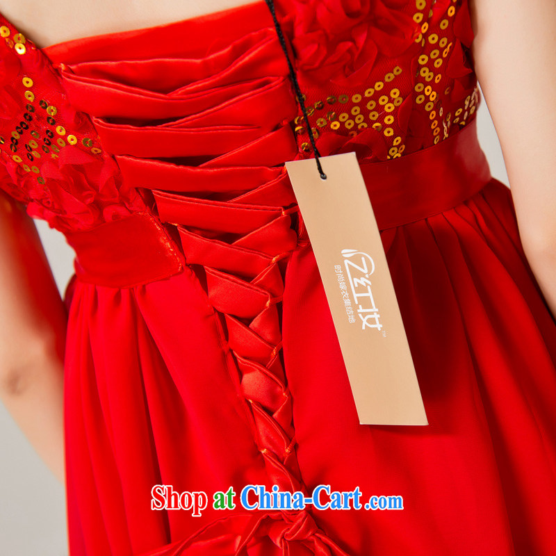 Recall that the red makeup summer red long high-waist pregnant women the toast is serving 2015 shoulders V collar marriages dress L 12,132 red XL, recalling that the red makeup, shopping on the Internet