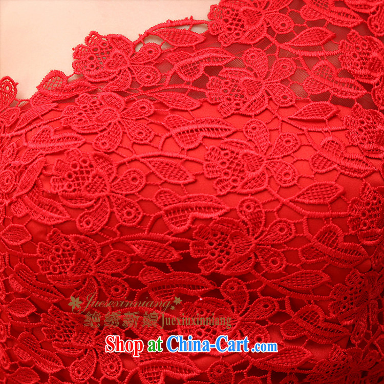 There is embroidery bridal 2015 new spring bride toast wedding service short red stylish dresses, shoulder dress red XXL Suzhou shipping pictures, price, brand platters! Elections are good character, the national distribution, so why buy now enjoy more preferential! Health