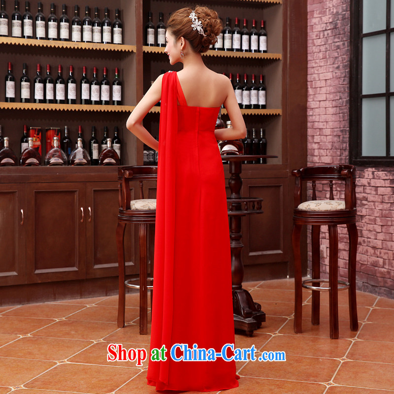 There is embroidery bridal 2015 new marriage wedding dresses long Graphics thin red bridal autumn and winter clothing toast the shoulder graphics thin dress red XXL Suzhou shipment and it is absolutely not a bride, shopping on the Internet