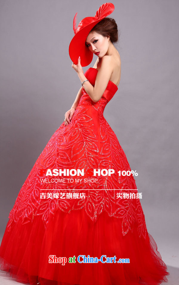 Vladimir Putin, and the wedding dresses, marry us performing arts 2015 new erase chest Korean Princess dress with LS 236 bridal gown red XL pictures, price, brand platters! Elections are good character, the national distribution, so why buy now enjoy more preferential! Health
