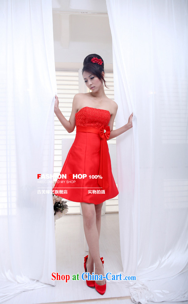 wedding dresses Jimmy married arts 2015 new erase chest Korean short dress L 526 bridal gown red S pictures, price, brand platters! Elections are good character, the national distribution, so why buy now enjoy more preferential! Health