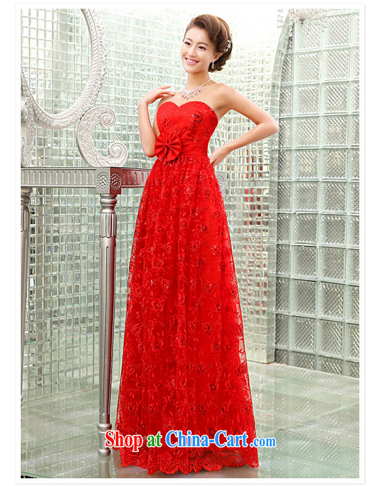 The angels, according to 2015 new bride wedding dress red lace-up waist long stylish red wiped his chest serving toast wedding dinner dress the wedding dress red XXL pictures, price, brand platters! Elections are good character, the national distribution, so why buy now enjoy more preferential! Health
