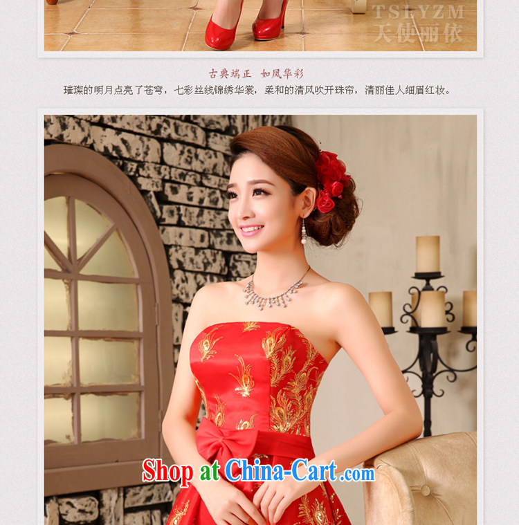 The angels, according to 2015 spring and summer new bride short before long after marriage yarn lace red toast serving small dress skirt girls embroidery antique improved stylish red XXL pictures, price, brand platters! Elections are good character, the national distribution, so why buy now enjoy more preferential! Health