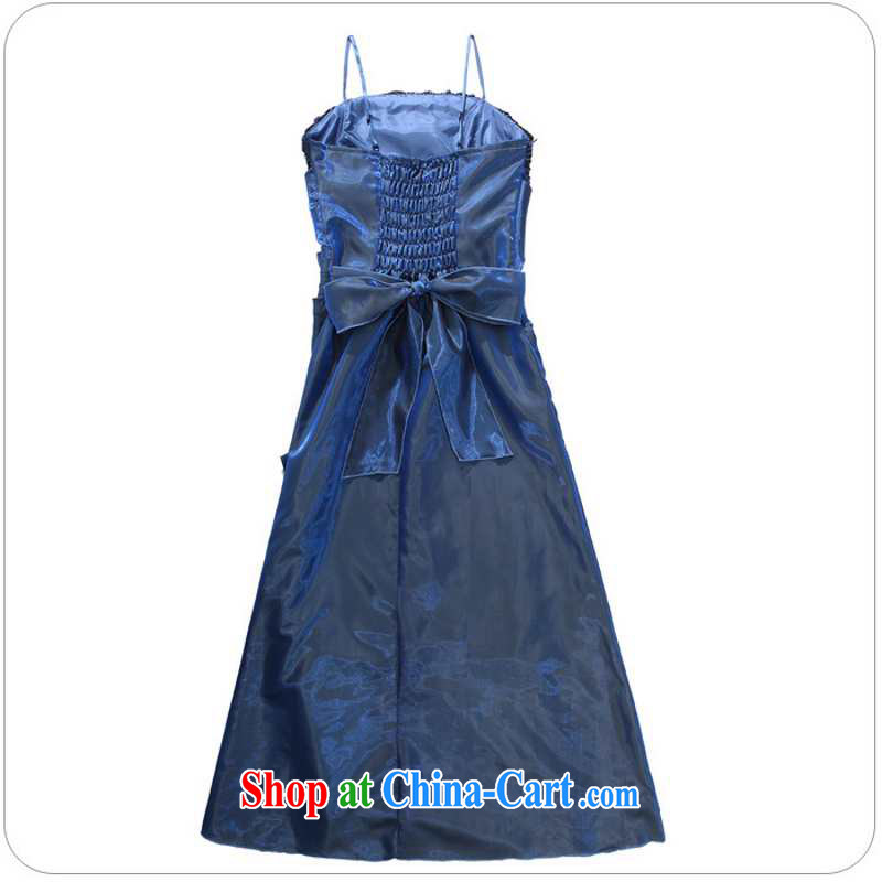 The package-XL ladies' high quality graphics thin rose banquet Evening Dress straps skirt dresses, Chairman, small dress skirt thick mm long skirt bridesmaid dress wine red 2 XL (150 - 170 ) jack, land is still the garment, shopping on the Internet