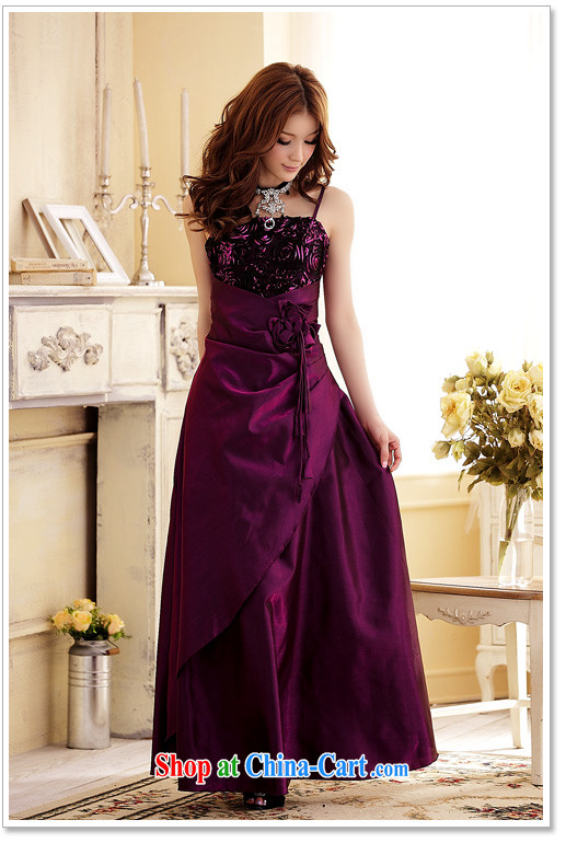 The package-XL ladies' high quality graphics thin rose banquet Evening Dress straps skirt dresses, Chairman, small dress skirt thick mm long skirt bridesmaid dress wine red 2 XL (150 - 170 ) jack pictures, price, brand platters! Elections are good character, the national distribution, so why buy now enjoy more preferential! Health